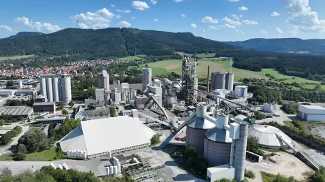 Zementwerk Dotternhausen Luftaufnahme