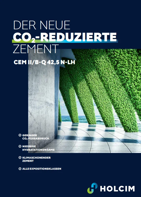 Der neue CO2 reduzierte Zement