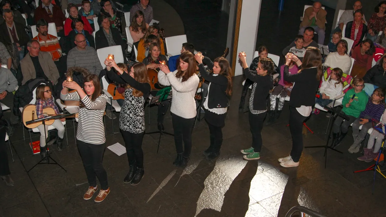 Konzert CircuitBox der Jugendmusikschule Zollernalb im Holcim Werkforum