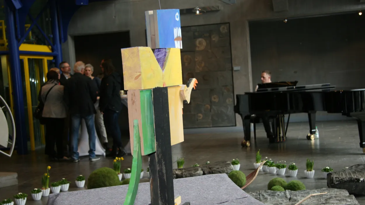 Kunstausstellung der Lebenshilfe Zollernalb im Holcim Werkforum