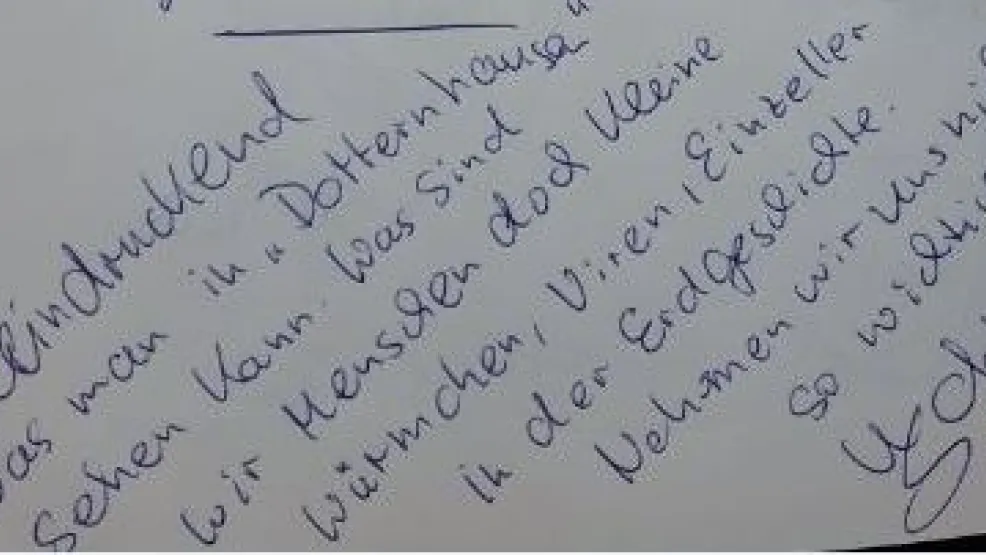 Werkforum Gästebucheintrag